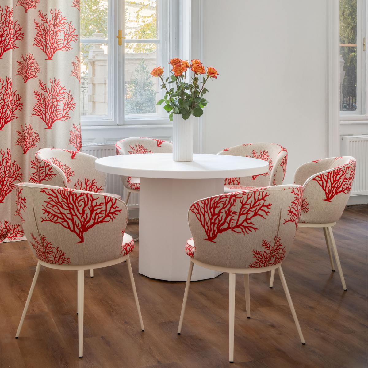 DUBLINO BY VARRODESIGN ATTITUDE Fehér design Étkező asztal